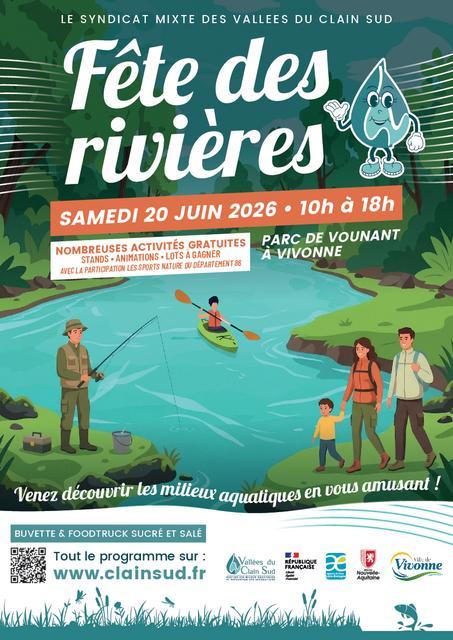 Fête des rivières à Vivonne le 20 juin