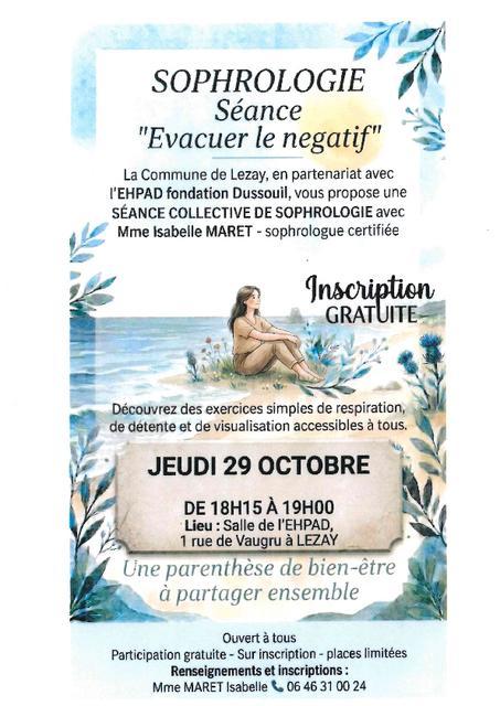 Séance découverte à la sophrologie