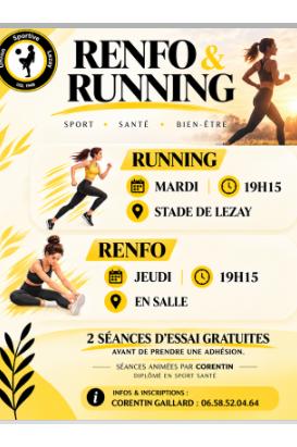 USLezay : Cours Renfo & Running