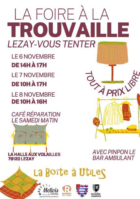 Foire à la trouvaille du 6 au 8 novembre